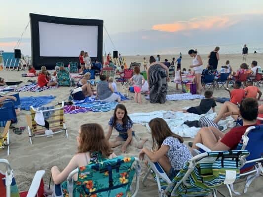 Still Time to Catch A Movie on the Beach in Ocean City, MD