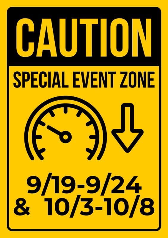 Ocean City Special Event Zone:  Tuesday, September 19, 2023 – Sunday, September 24, 2023