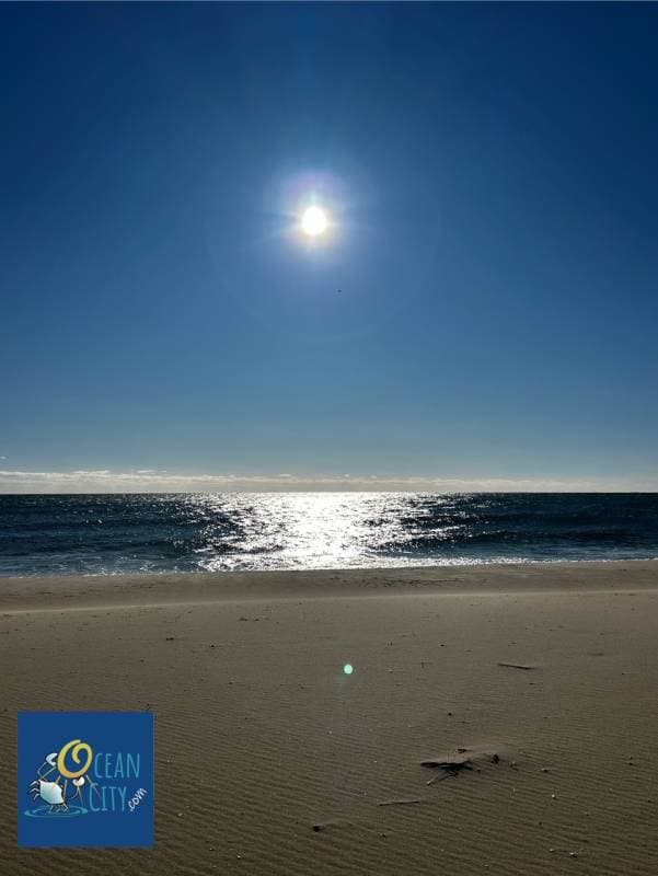 sunrise along beach