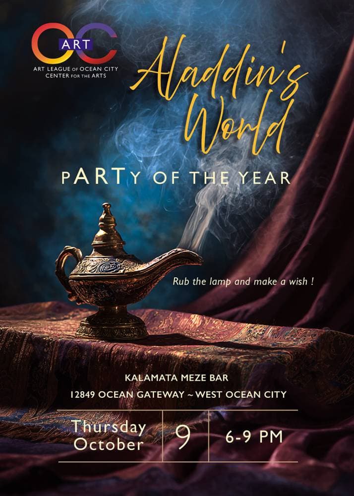 Tickets now on sale for Art League of Ocean City’s  annual “pARTy of the Year”