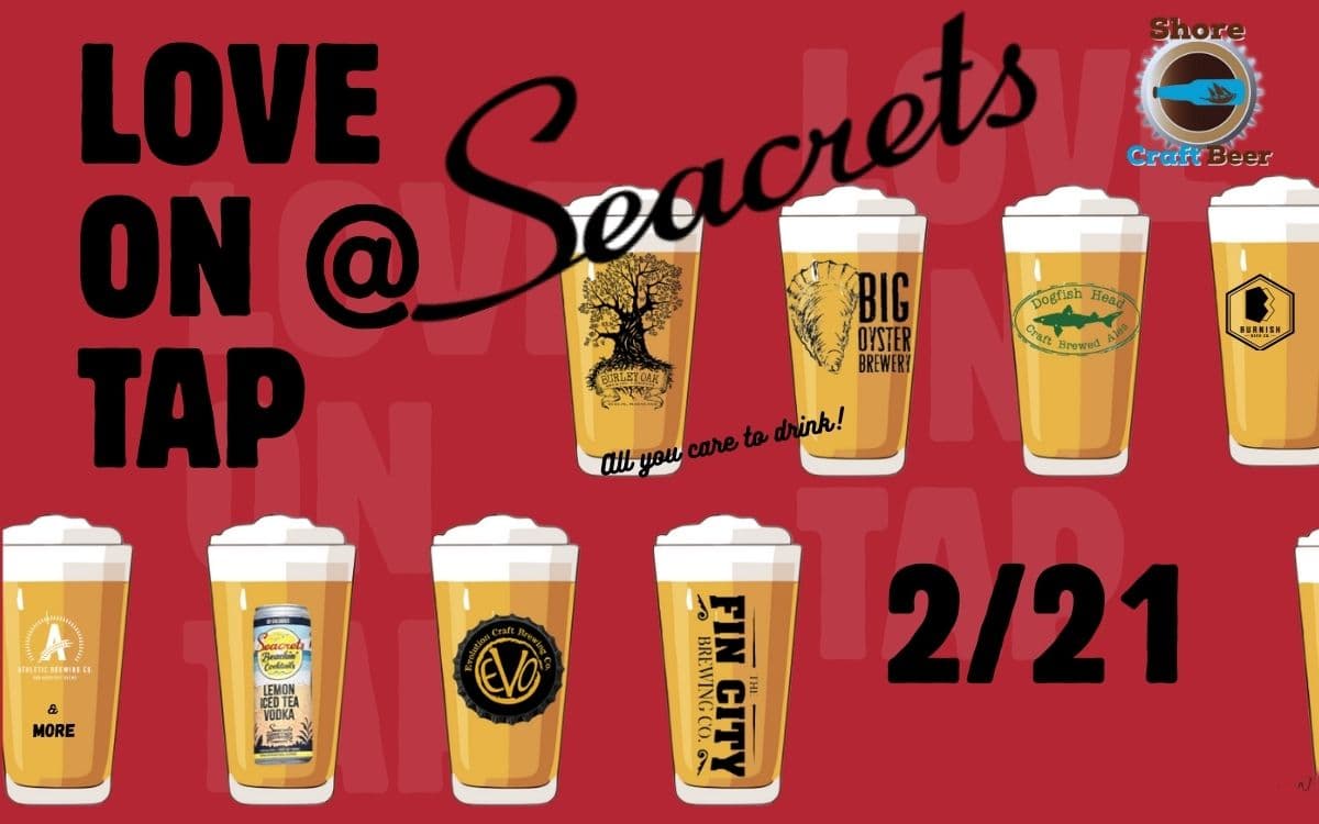 love on tap AT SEACRETS, Ocean City, Maryland