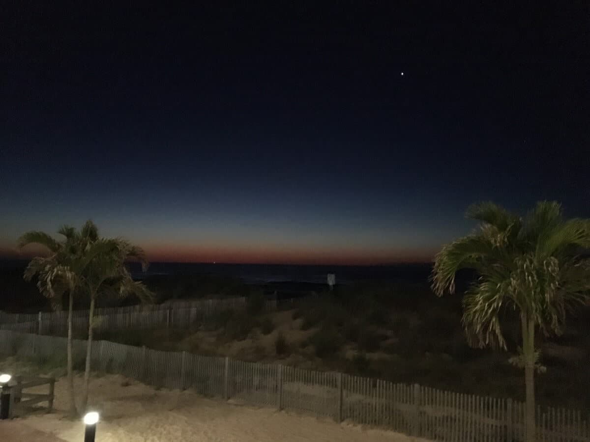 Summer sunrises over Ocean City