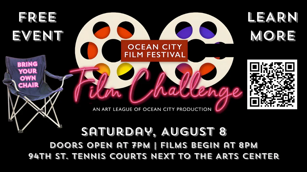 9th Annual Ocean City Film Challenge Presents Winners on Aug. 8 at 94th St. Tennis Courts