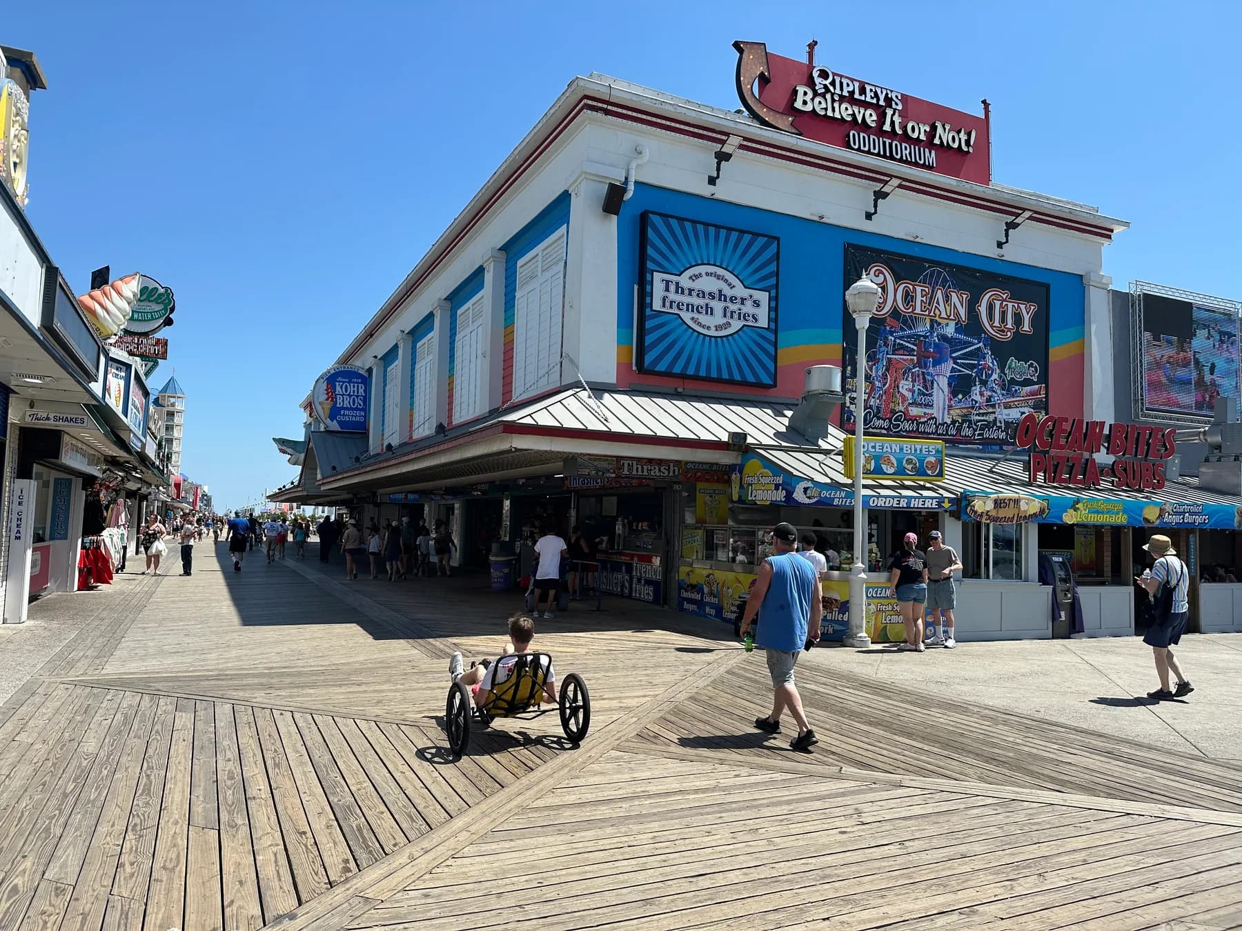 Boardwalk in Ocean City MD