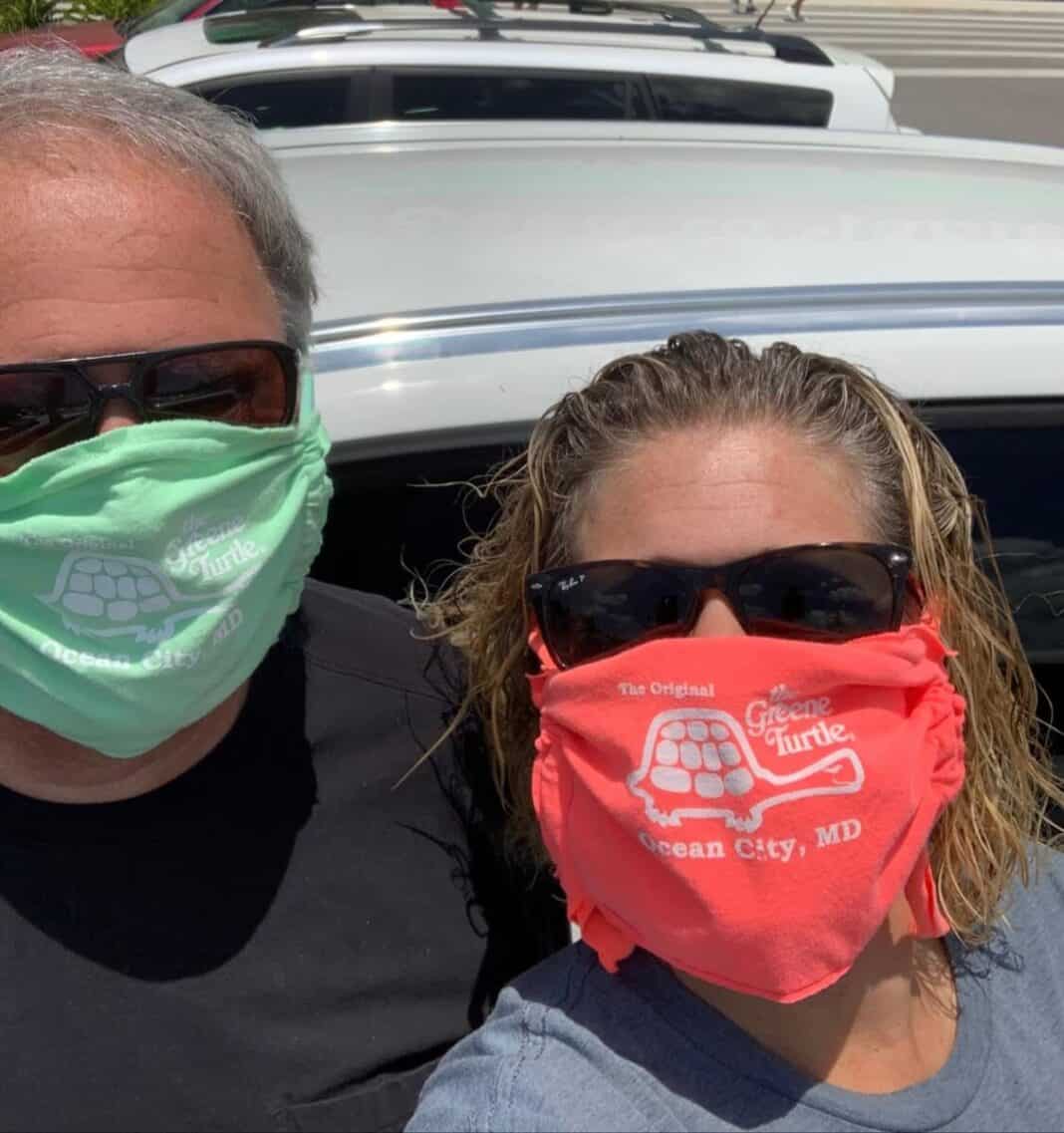 Greene Turtle Face Mask