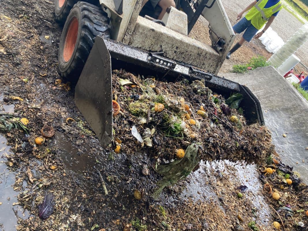 trash at OC compost