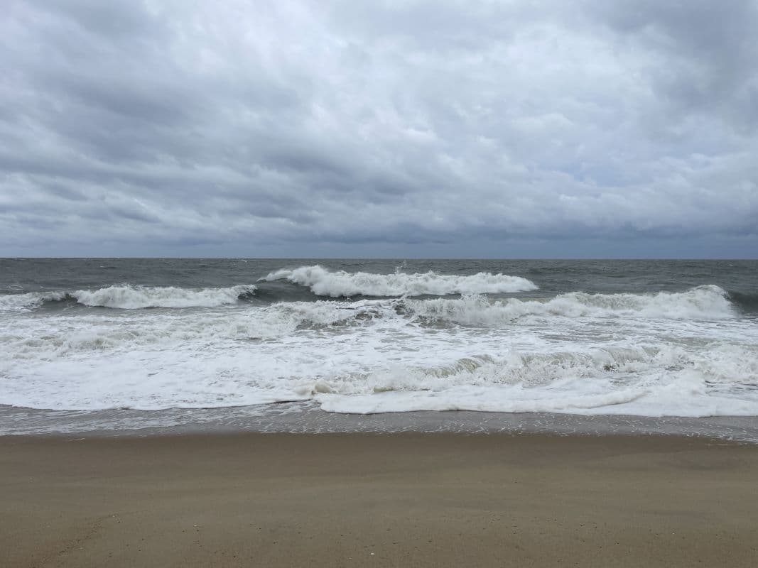 Beware on the beach today!