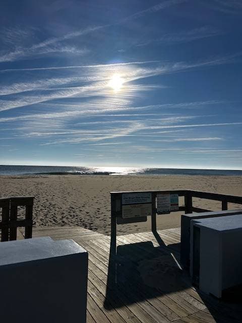 sunrise on a partly cloudy morning