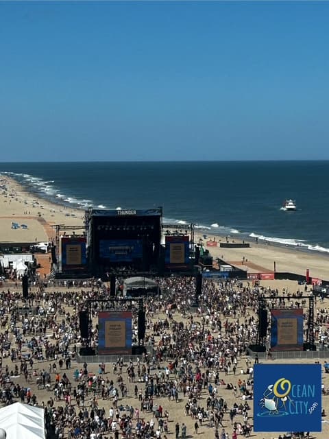 View of event from Ferris wheel