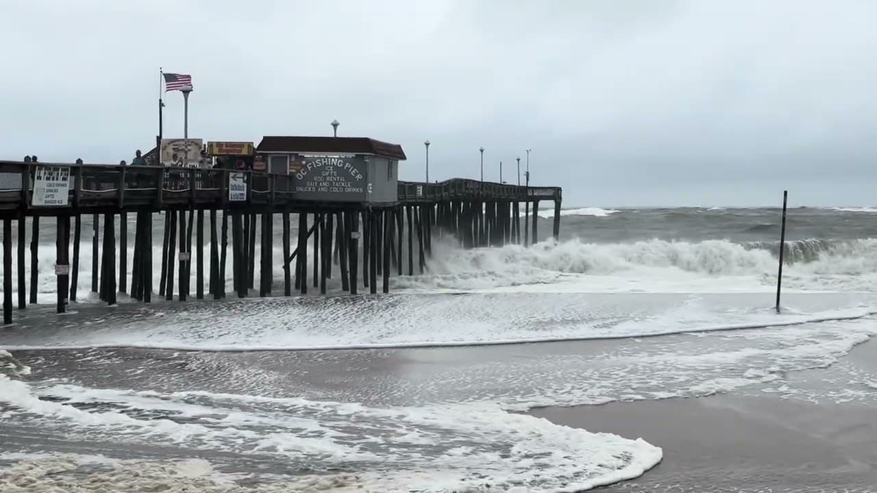 Hurricane Erin Affects Ocean City - Photos